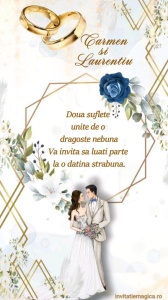 Invitatie video personalizata pentru Nunta cod NUN53