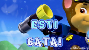 Invitatie Video Pow Patrol, Patrula catelusilor cod PP04 - Img 2