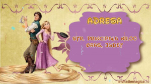 Invitatie Video tematica Printesa Rapunzel cod RAP02 - Img 4
