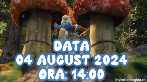 Invitatie Video tematica Strumfii cod STR03 - Img 3