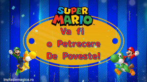 Invitatie Video tematica Super Mario cod SM02 - Img 4