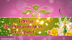 Invitatie Video tematica Tinkerbell cod TINK01 - Img 4