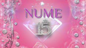 Video invitation Diamonds on pink background DI01