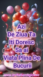 Felicitare Video cu tematica pentru FETE cod FELF07