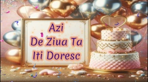 Felicitare Video cu tematica pentru FETE cod FELF27
