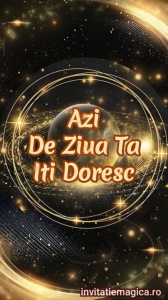 Felicitare video personalizata cu elemente AURII FELA56