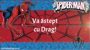 Invitatie Spiderman cod SP08 - Img 3