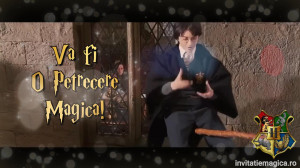 Invitatie video cu tematica Harry Potter Magie cod HP03