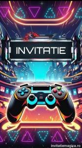 Invitatie Video Gaming cod GM05