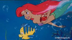 Invitatie Video Mica Sirena Ariel cod MS03 - Img 2