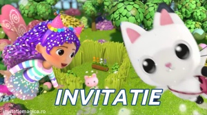 Invitatie video personalizata cu tematica Gabby’s Dollhouse cod GDH02