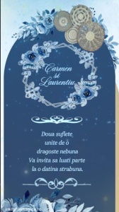 Invitatie video personalizata pentru Nunta cod NUN34