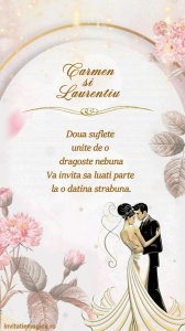 Invitatie video personalizata pentru Nunta cod NUN54