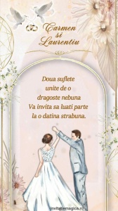 Invitatie video personalizata pentru Nunta cod NUN64