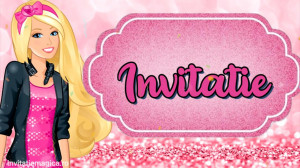 Invitatie Video tematica Barbie cod BAR03