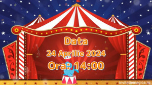 Invitatie Video tematica Circ, Clown, Dresura, Magie cod CIRC01 - Img 3