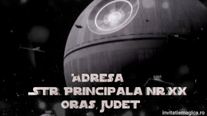 Invitatie Video tematica Star Wars cod STAR01 - Img 4