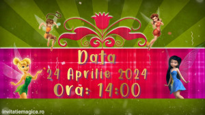 Invitatie Video tematica Tinkerbell cod TINK01 - Img 5