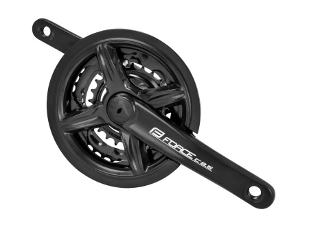 Pedalier Force C8.5 Al 42/34/24T 175 mm negru - Img 2