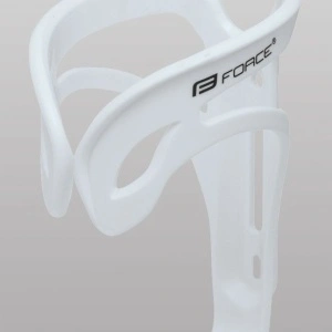 Suport bidon Force Lens plastic alb mat