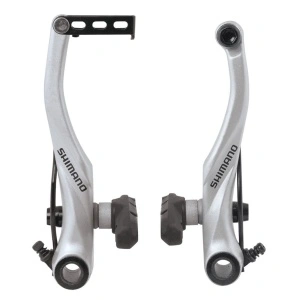 Set frane v-brake fata sau spate Shimano BRT4000 argintiu