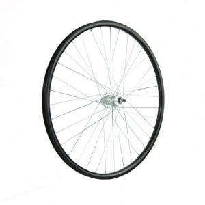 Roata spate 27.5 Fivestars disc, negru, butuc silver cu bile si QR