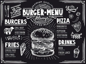Σουπλά, Burger Menu / 40 x 30 cm / 500 τεμάχια - Img 2