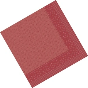 Εορταστικές χαρτοπετσέτες Tissue Deluxe - Bordo / 40 x 40 cm / 50 τεμάχια - Img 2
