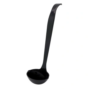 CATERLINE σετ πλαστικής κουτάλας premium μαύρο, 23 cm, 10 τεμάχια