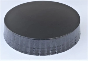 Καπάκια κυπέλλων, ματ χαρτόνι / μαύρο / 72 mm / 200 τεμάχια - Img 3