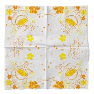 Πετσέτες τραπεζιού, 3 στρώσεων, Tissue - Sonny / 33 x 33 εκ / 100 τεμ - Img 3