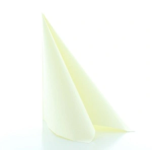 Linclass εορταστικές χαρτοπετσέτες - Σαμπάνια (κρέμα σαμπάνιας)/ 40 x 40 cm / 12 τμχ