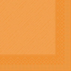 Tissue Deluxe Εορταστικές χαρτοπετσέτες - Curry (πορτοκαλί) / 40 x 40 cm / 50 τεμάχια