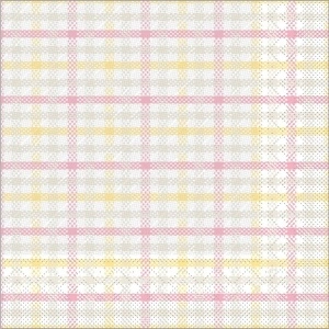 Εορταστικές χαρτοπετσέτες Tissue Deluxe - Emil (καρό) / 40 x 40 cm / 50 τεμάχια