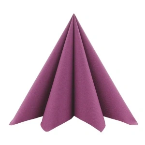 Linclass εορταστικές τραπεζοπετσέτες - Berry (Μωβ) / 40 x 40 cm / 50 τμχ