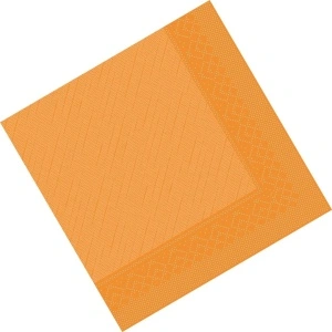 Tissue Deluxe Εορταστικές χαρτοπετσέτες - Curry (πορτοκαλί) / 40 x 40 cm / 50 τεμάχια - Img 2