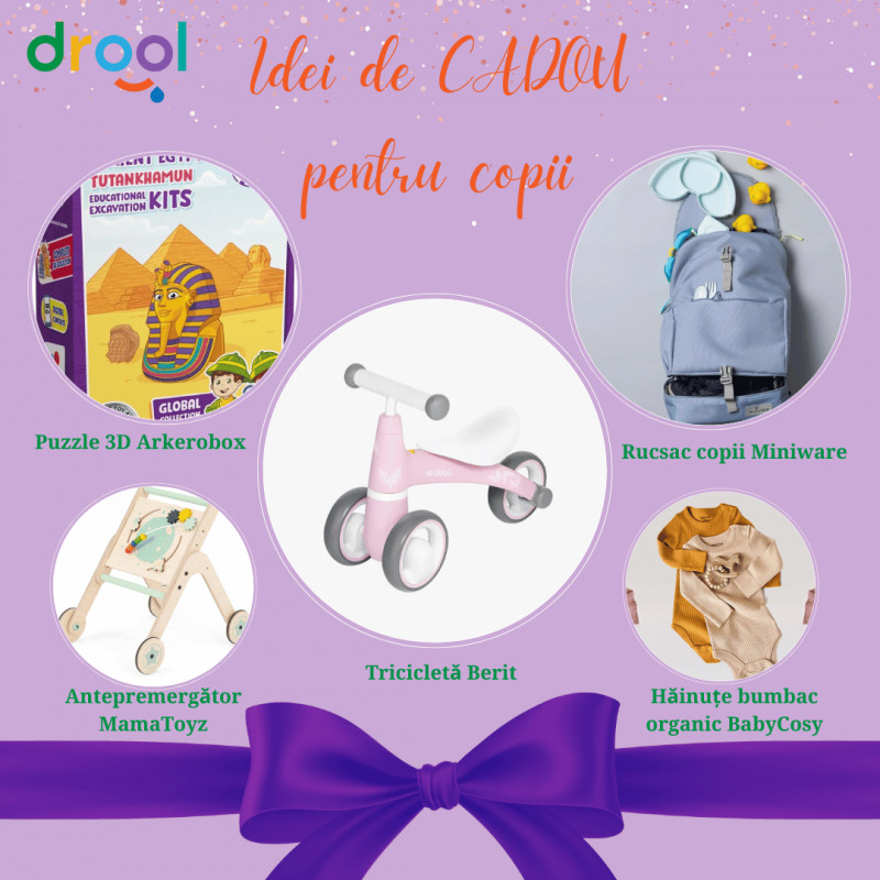 5 idei de cadouri pentru copiii cu vârste cuprinse între 0-5 ani