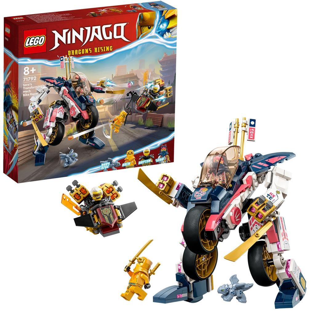 LEGO NINJAGO MOTOCICLETA DE VITEZA ROBOT TRANSFORMATOR AL SOREI 71792