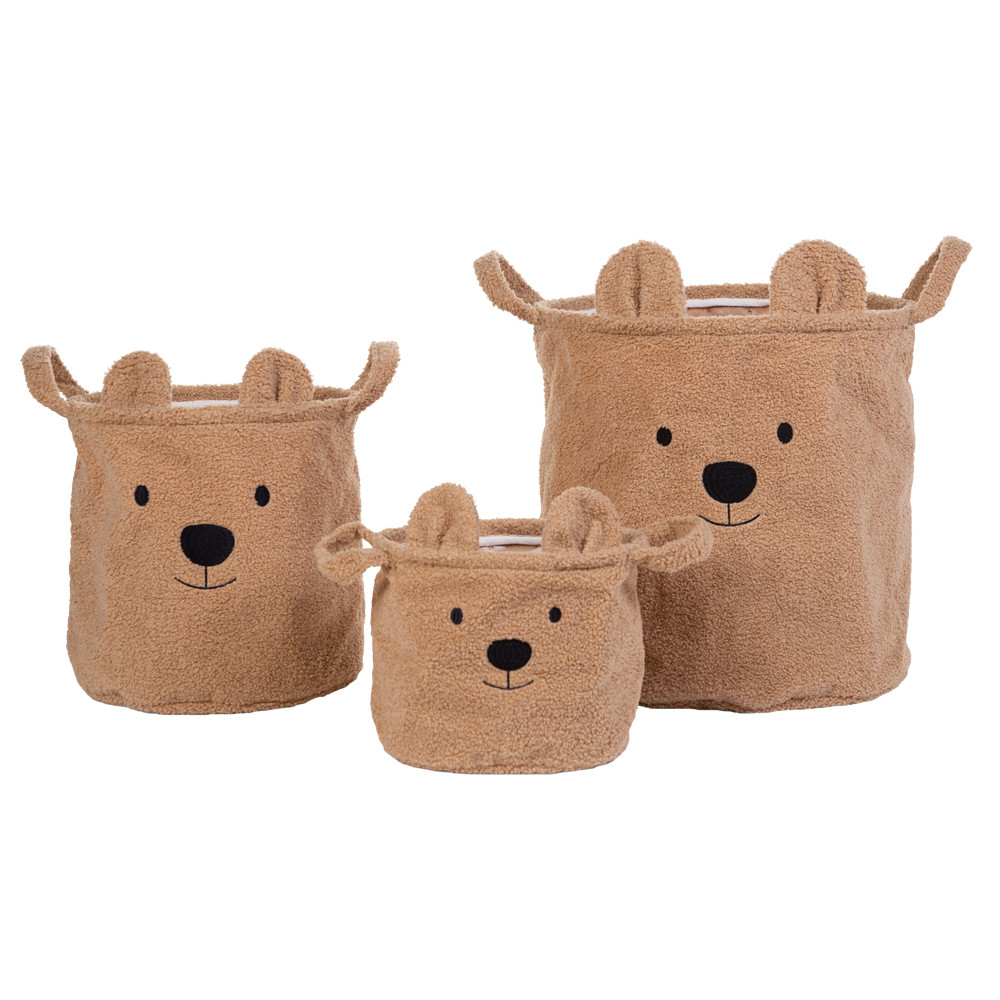 Set 3 cosuri depozitare Childhome Teddy