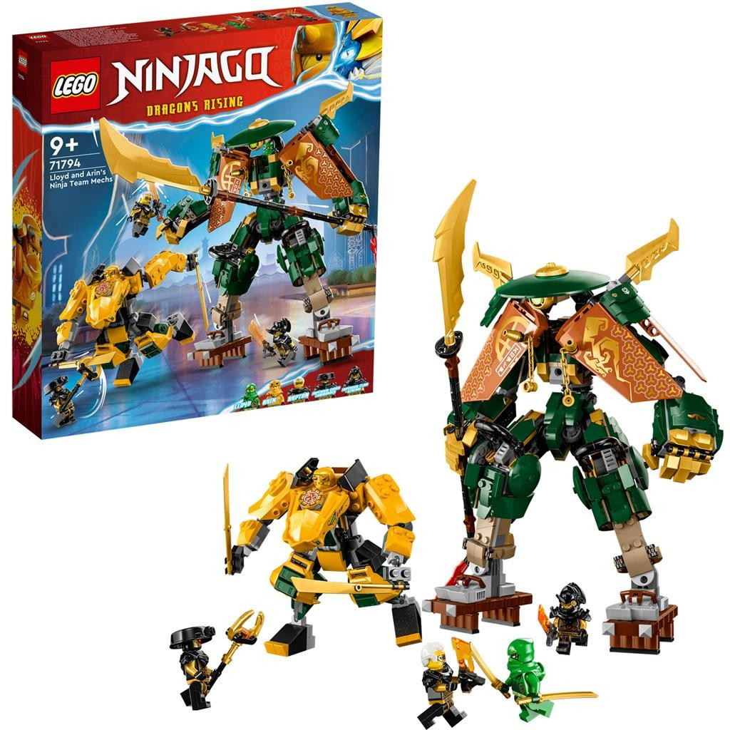 LEGO NINJAGO ROBOTII DIN ECHIPA NINJA A LUI LLOYD SI ARIN 71794