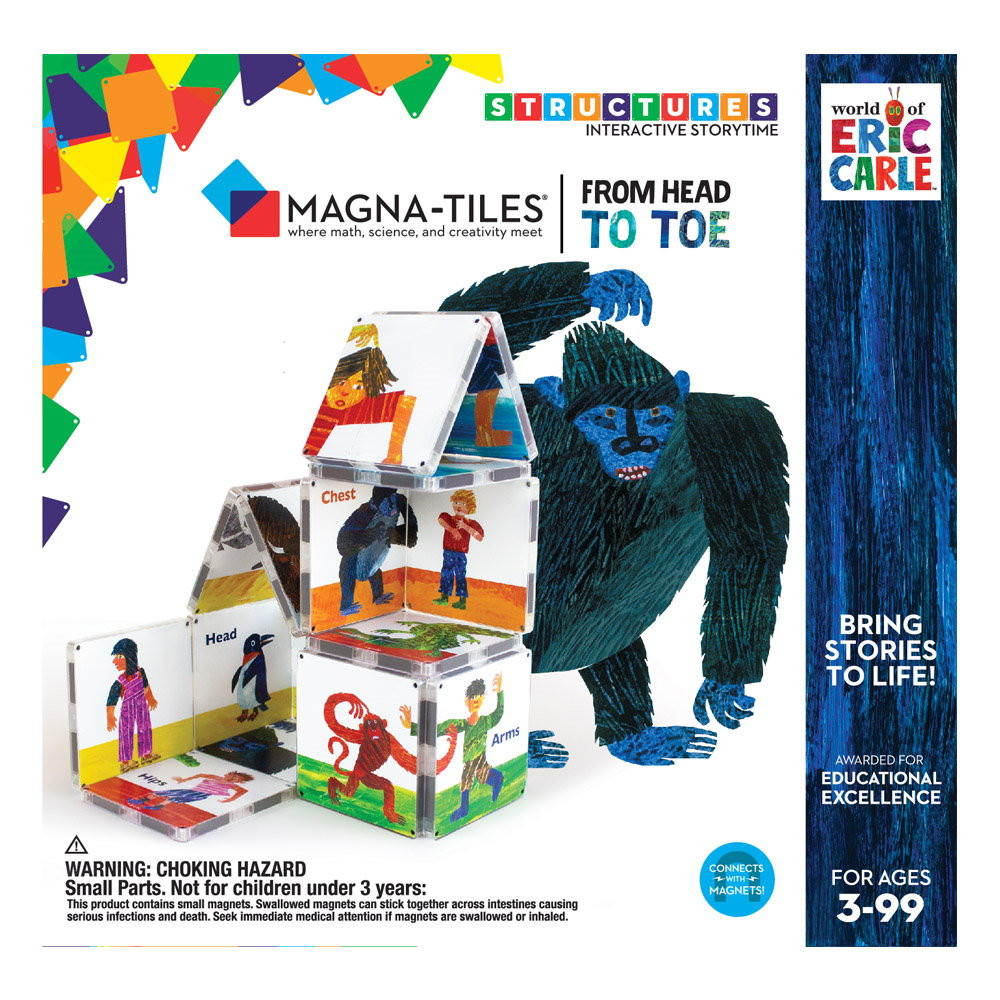 Magna-Tiles Structures, Din cap pana in picioare, Eric Carle