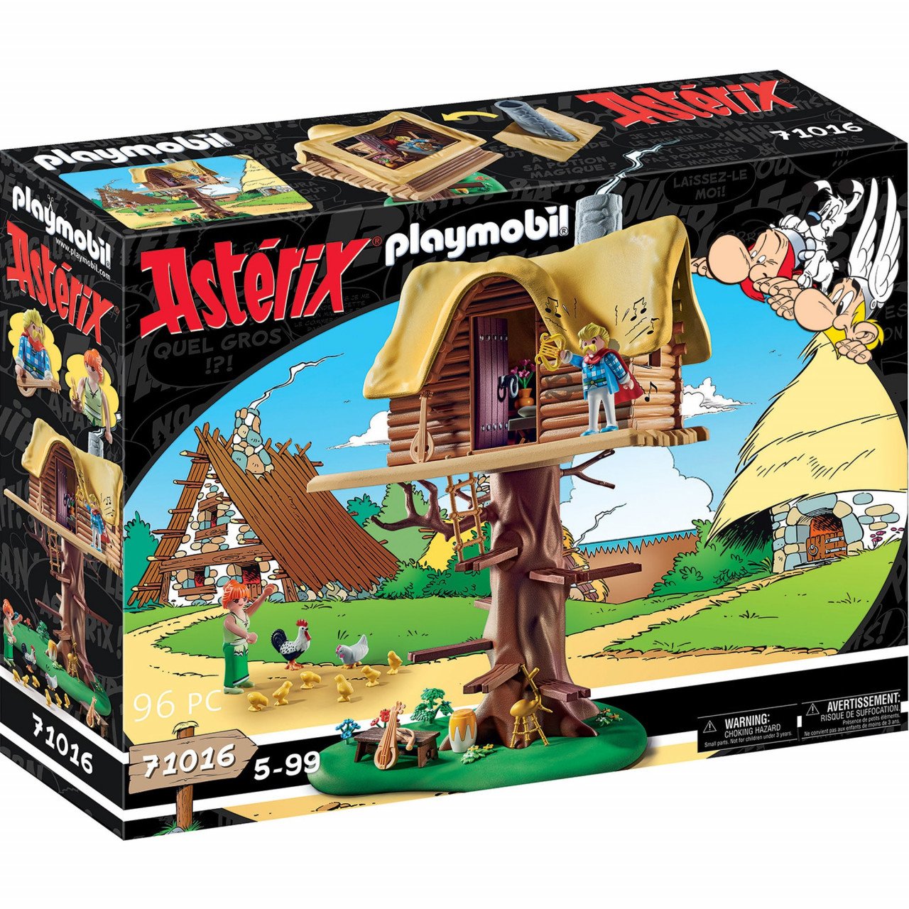 Playmobil - Asterix Si Obelix - Cacofonix Si Casa In Copac