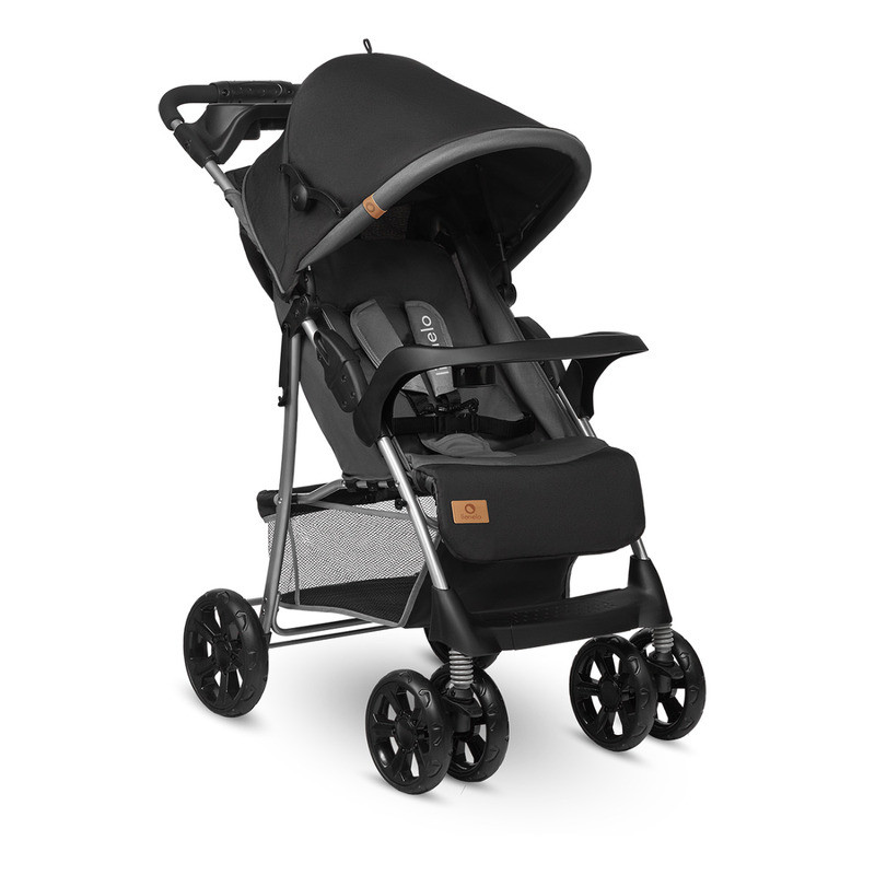 Carucior sport, Lionelo, Emma Plus, Cu tavita, 2 Suporturi pentru pahar, Geanta accesorii, Conform cu standardul european de securitate EN1888-1, Stone