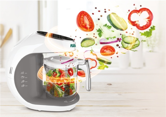 Neno Cibo – blender pentru copii cu funcție de gătire la abur