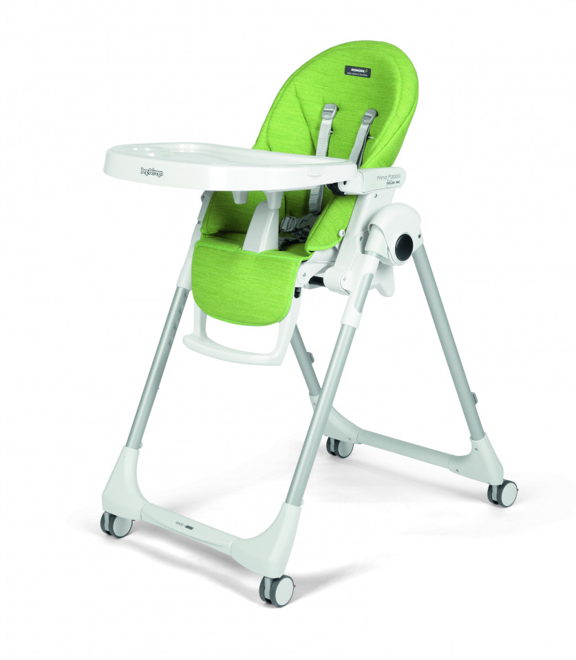 Scaun de masa Prima Pappa Zero, Peg Perego, Follow me WonderGreen