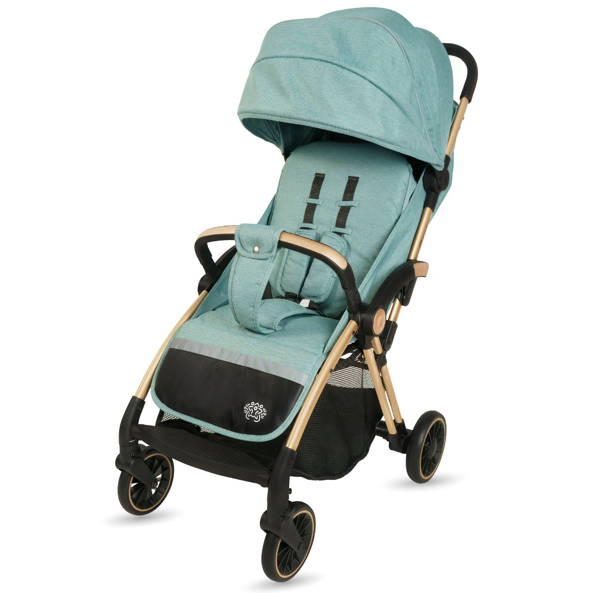 Carucior Sport AppeKids – Upp – Ultracompact, Pliere automata, De la nastere la 22kg - River Green