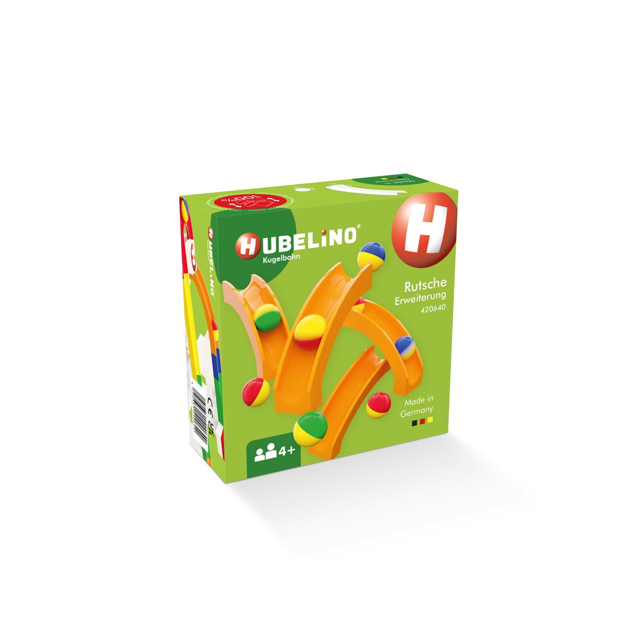 Jucarie copii Marble Run Hubelino - extensie tobogan (12 piese)