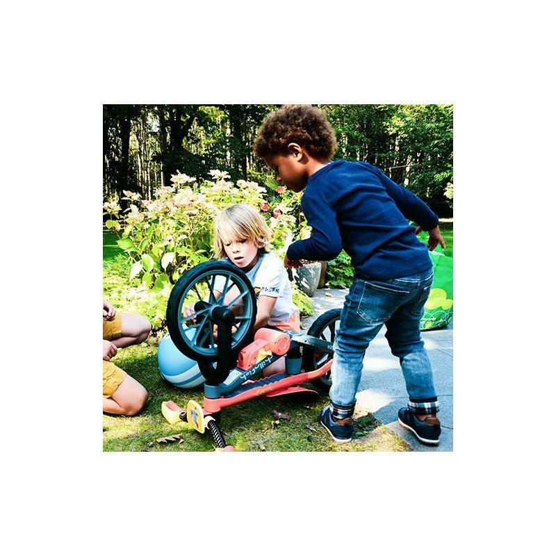 Bicicleta de echilibru, Chillafish, BMXie Moto, Cu suruburi si surubelnita pentru copii, Cu sunete reale Vroom Vroom, Cu sa reglabila, Greutatate 3.8 Kg, 12 inch, Pentru 2 - 5 ani, Red