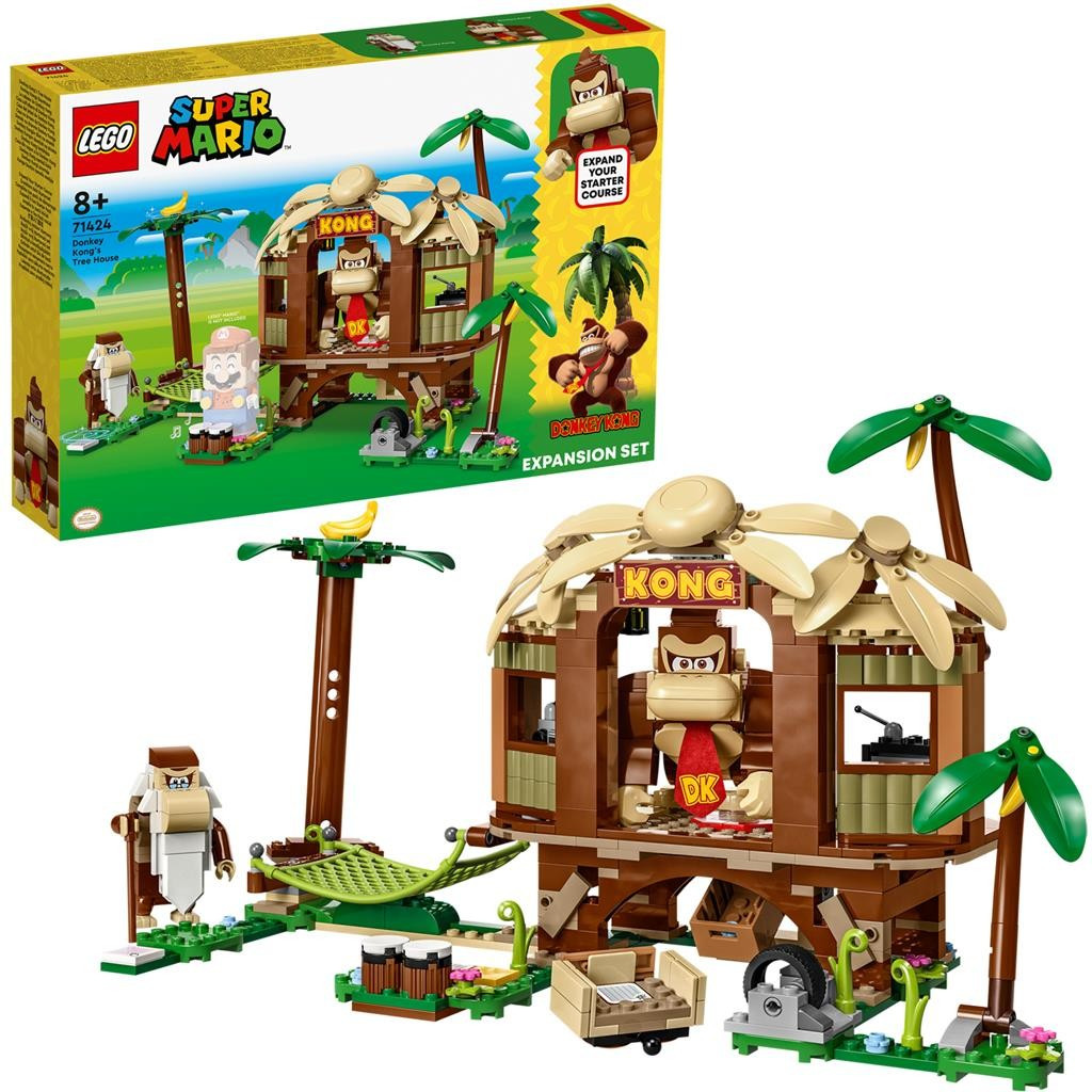 LEGO SUPER MARIO SET DE EXTINDERE CASA DIN COPAC A LUI DONKEY KONG 71424