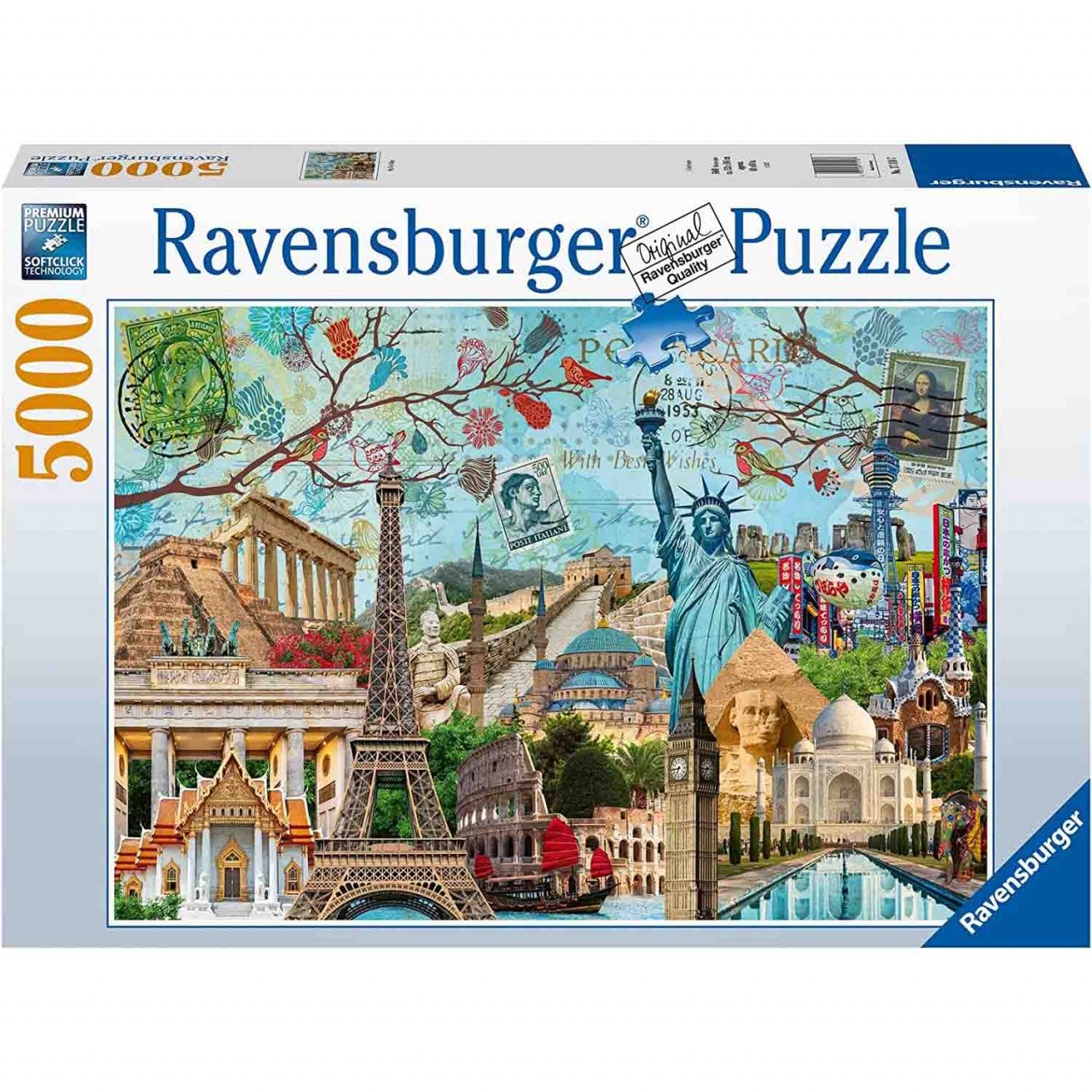 Puzzle Colaj Marile Orase, 5000 Piese